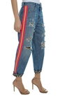 BLUGIRL-Jeans cu banda decorativa